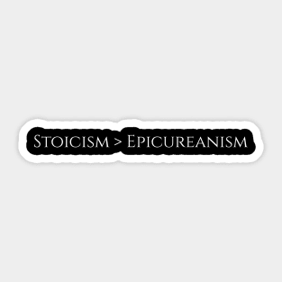 Anti Socialist SJW Decadence Stoic Philosophy Stoicism Sticker